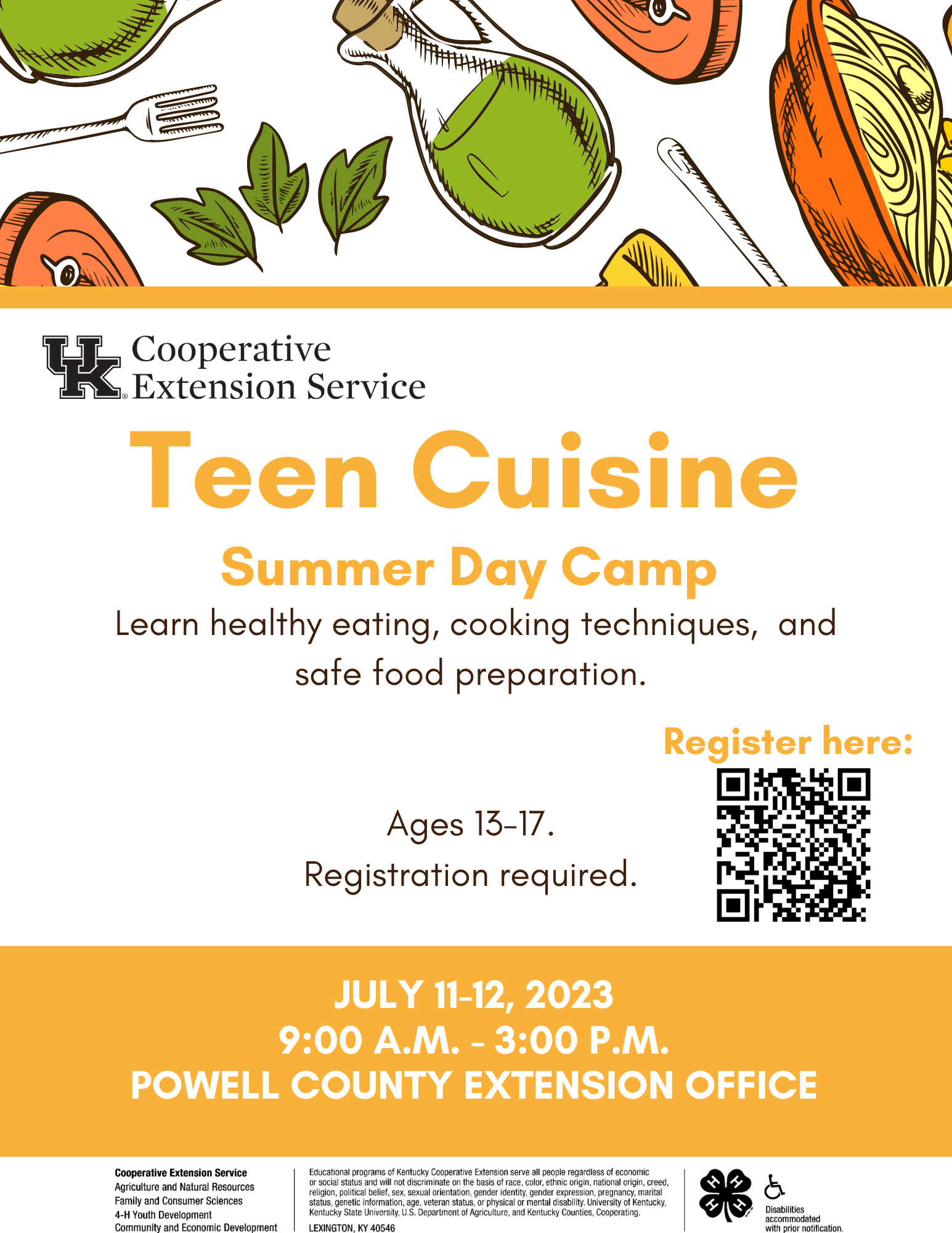 Teen Cuisine | Powell County Extension Office